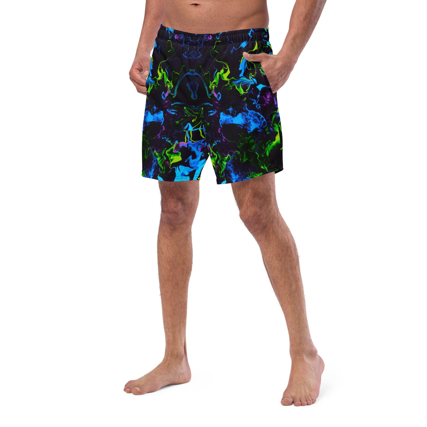 Neon Vapors 2 Recycled Swim Trunks