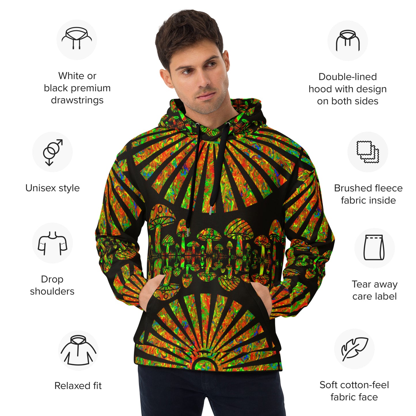 Sunshine & Shrooms Unisex Hoodie