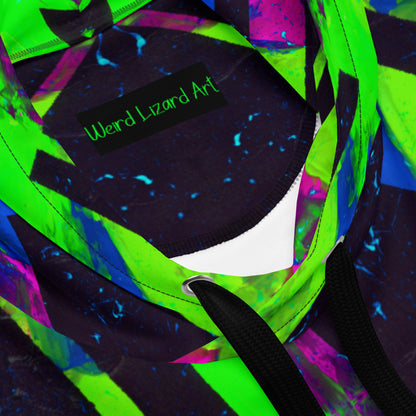 Neon Fracture 2 Unisex Hoodie