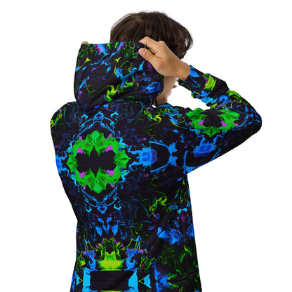 Neon Vapors 2 Unisex Zip Hoodie