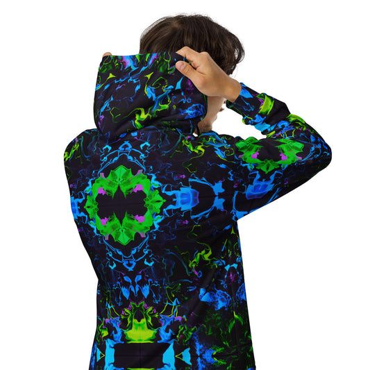 Neon Vapors 2 Unisex Zip Hoodie