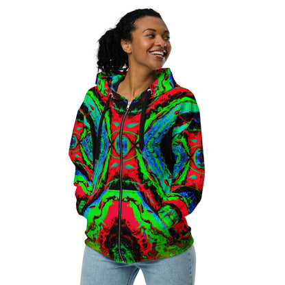 Toxic Decay Unisex Zip Hoodie