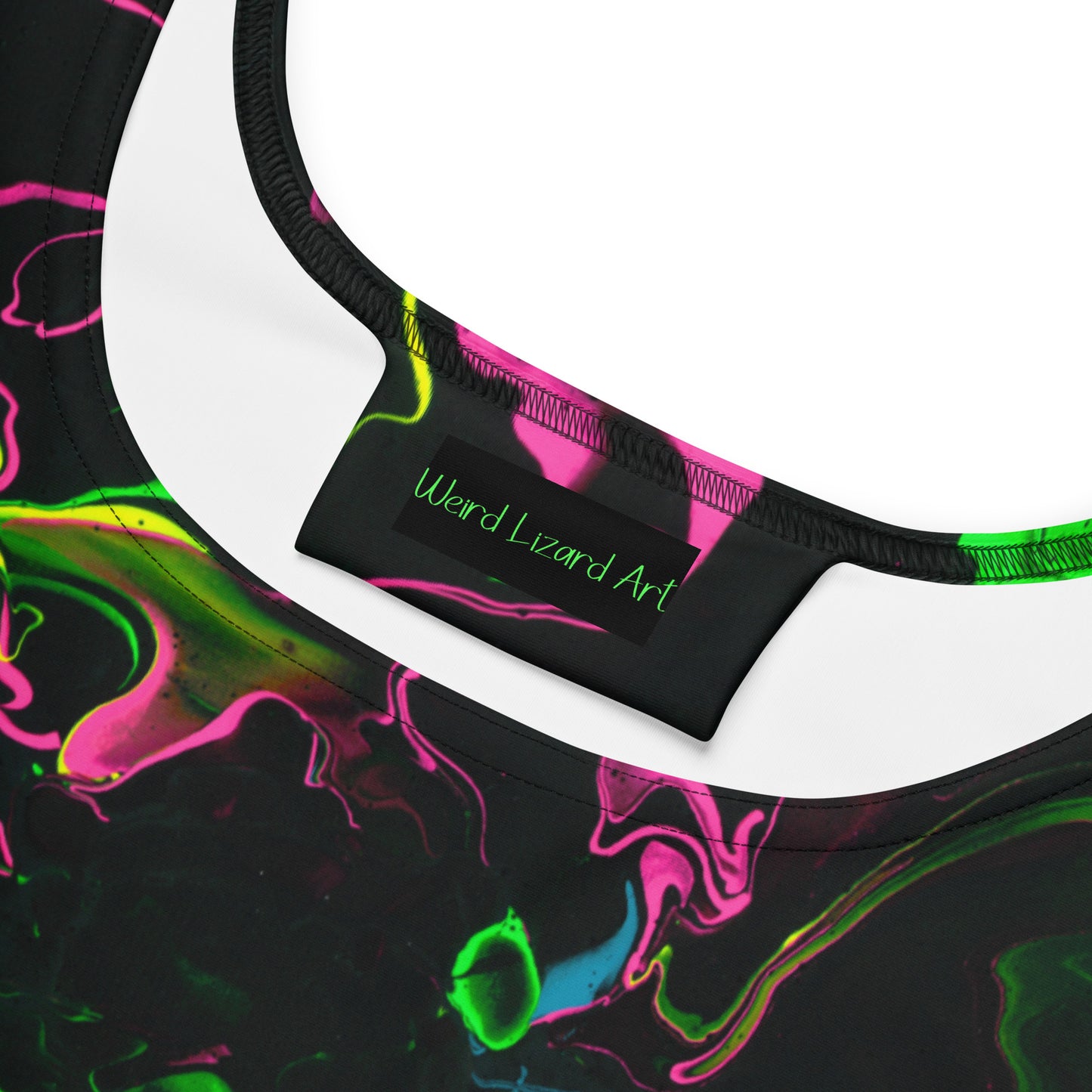 Neon Vapors Skater Dress
