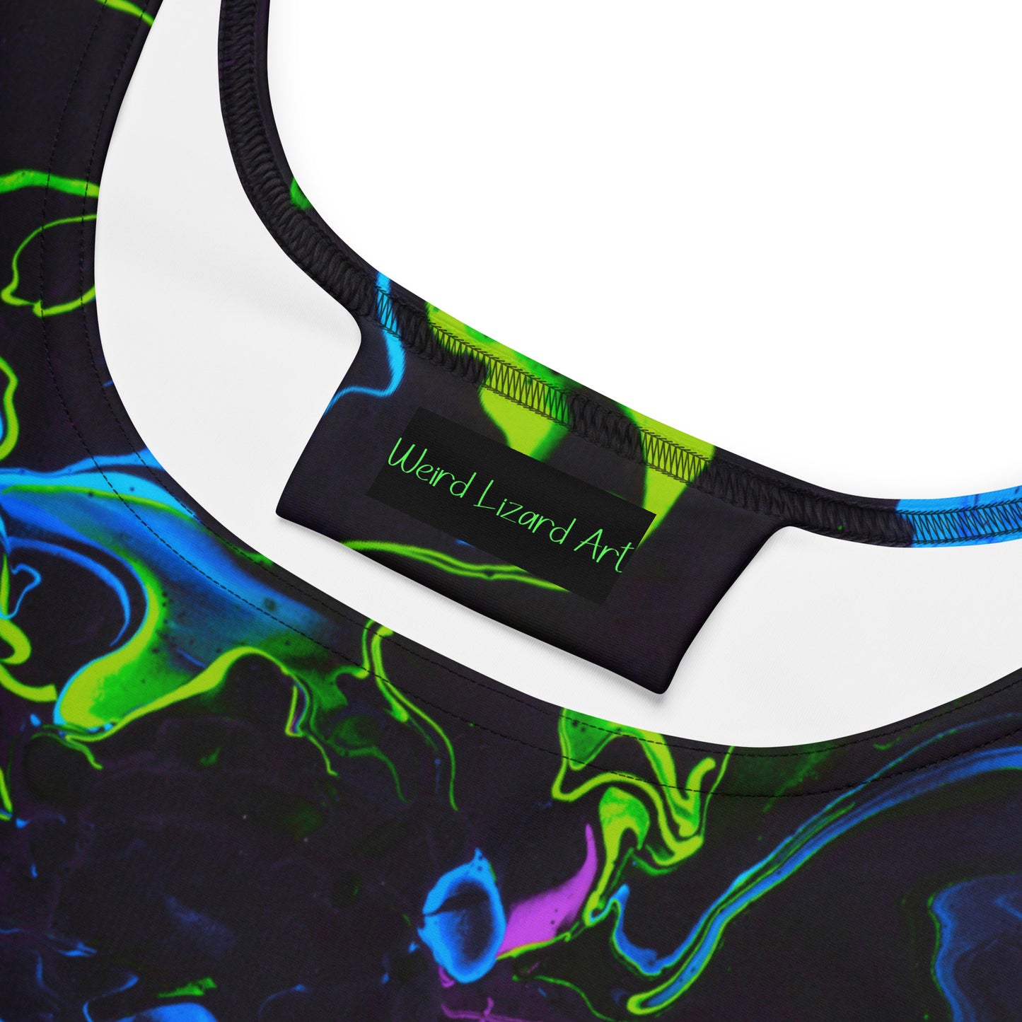 Neon Vapors 2 Skater Dress