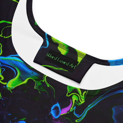 Neon Vapors 2 Skater Dress