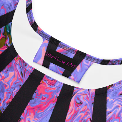 Sunshine & Shrooms (Purple) Skater Dress