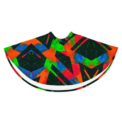 Neon Fracture Skater Skirt