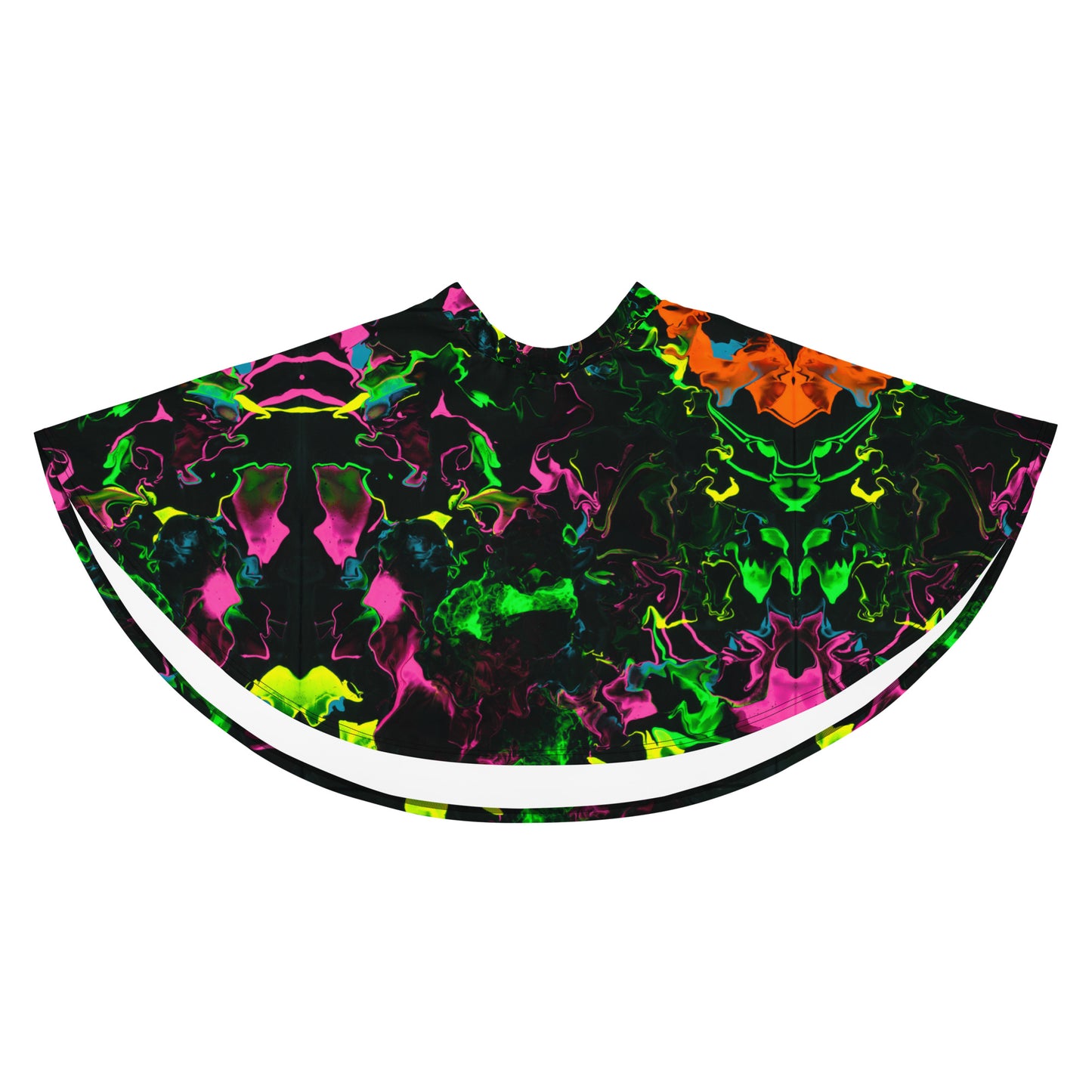 Neon Vapors Skater Skirt