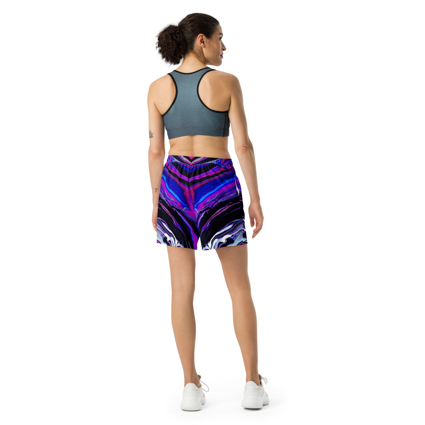 Melted Unisex Athletic Long Shorts