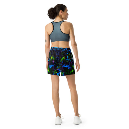 Neon Vapors 2 Unisex Athletic Long Shorts