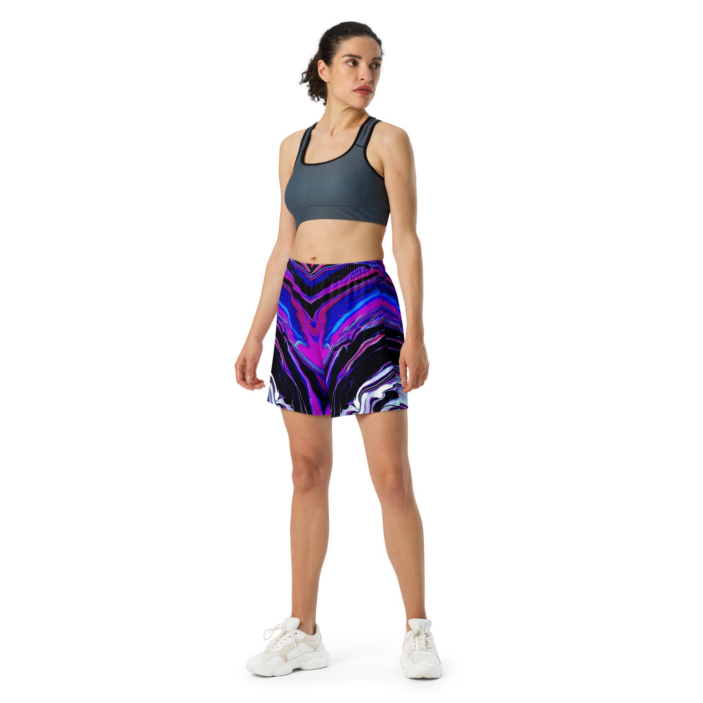 Melted Unisex Athletic Long Shorts