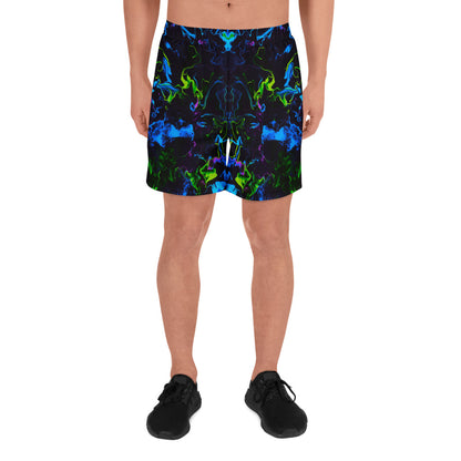 Neon Vapors 2 Unisex Athletic Long Shorts