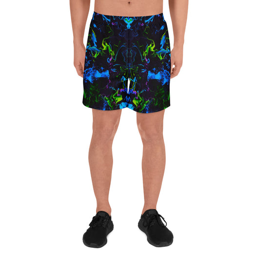 Neon Vapors 2 Unisex Athletic Long Shorts