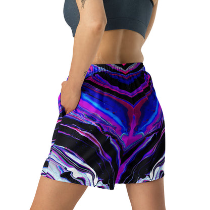 Melted Unisex Athletic Long Shorts