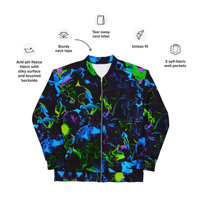 Neon Vapors 2 Unisex Bomber Jacket