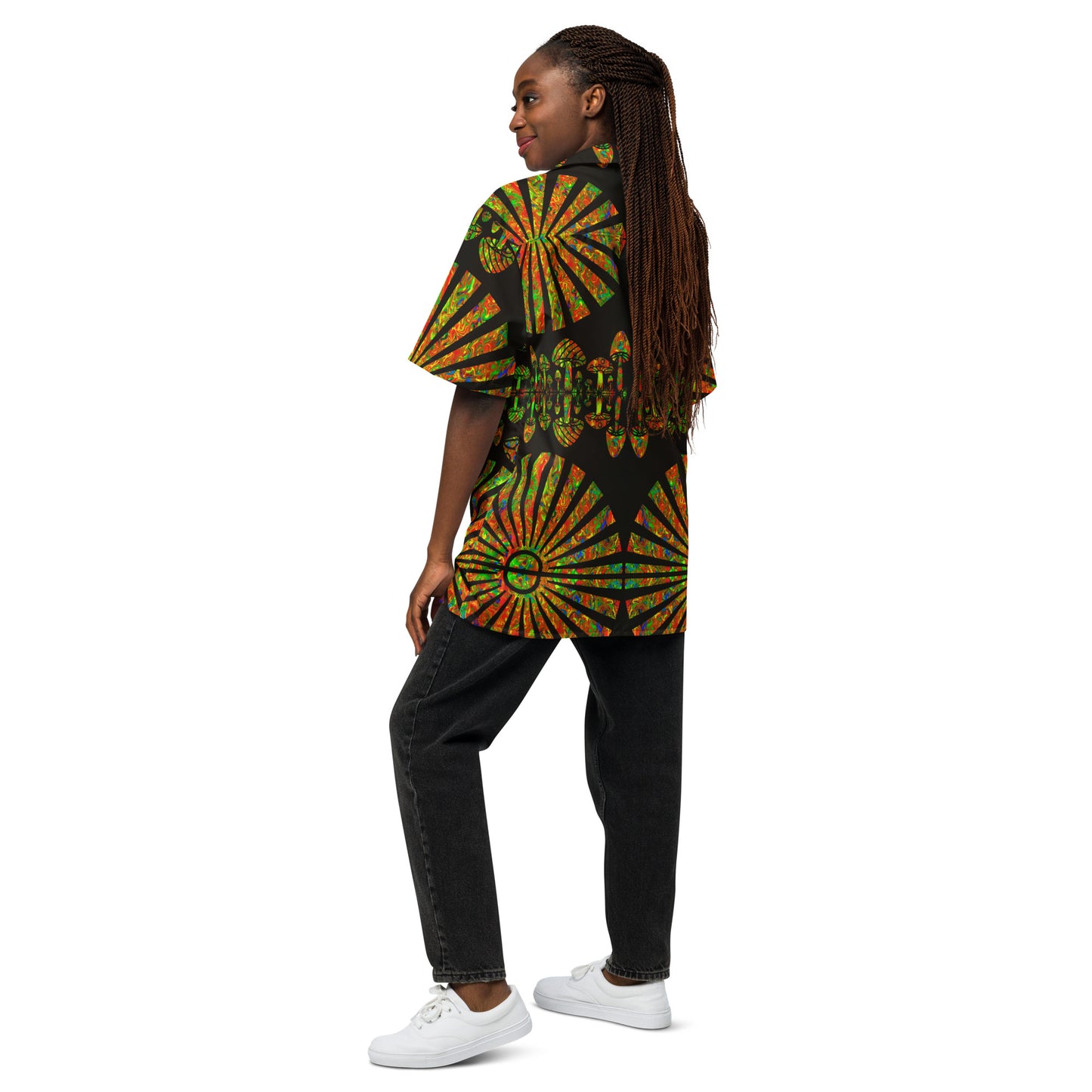 Sunshine & Shrooms Unisex Button Shirt