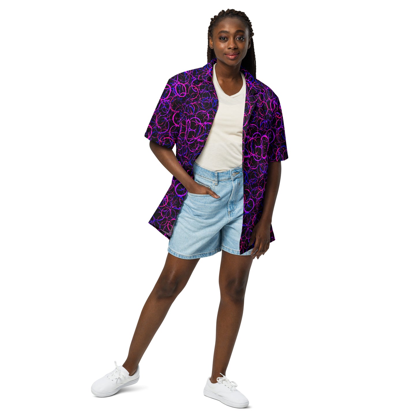 Bubbly 3 Unisex Button Shirt