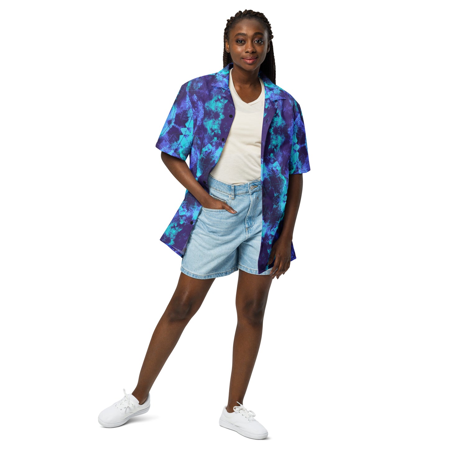 Dimensional Rift Unisex Button Shirt