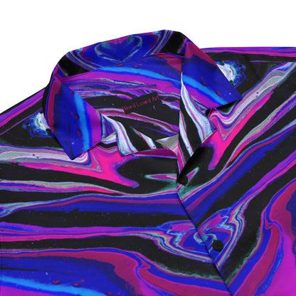Melted Unisex Button Shirt