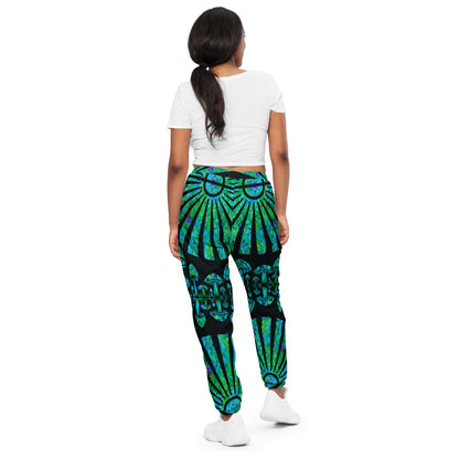 Sunshine & Shrooms (Green) Unisex Track Pants