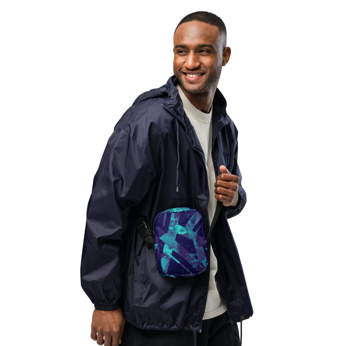 Neon Fracture 3 Utility Crossbody Bag