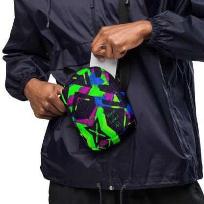 Neon Fracture 2 Utility Crossbody Bag
