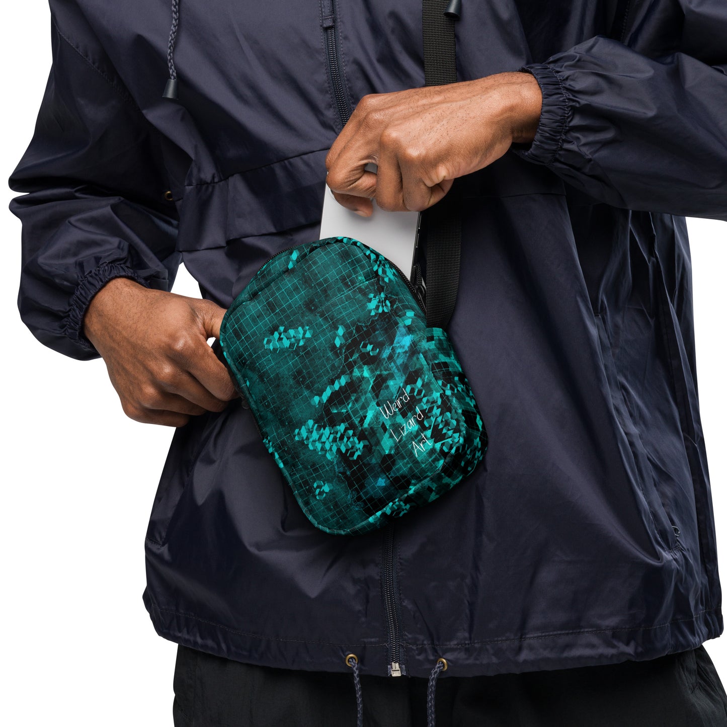 Geomatrix Utility Crossbody Bag