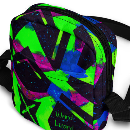 Neon Fracture 2 Utility Crossbody Bag