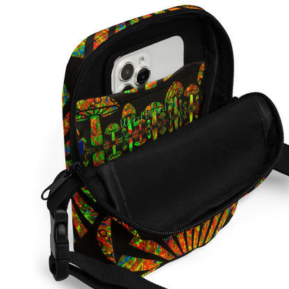 Sunshine & Shrooms Utility Crossbody Bag
