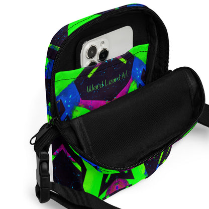 Neon Fracture 2 Utility Crossbody Bag