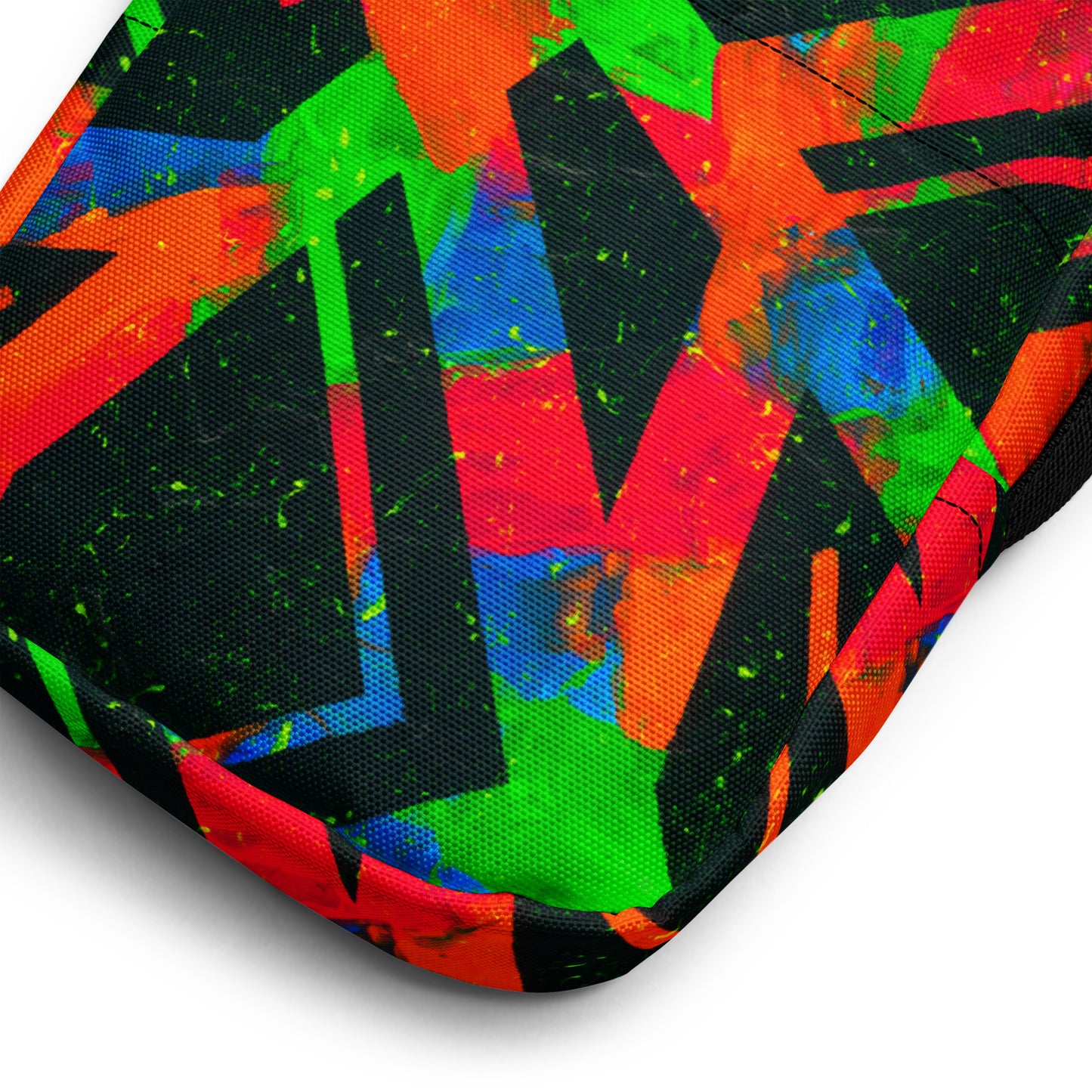 Neon Fracture Utility Crossbody Bag