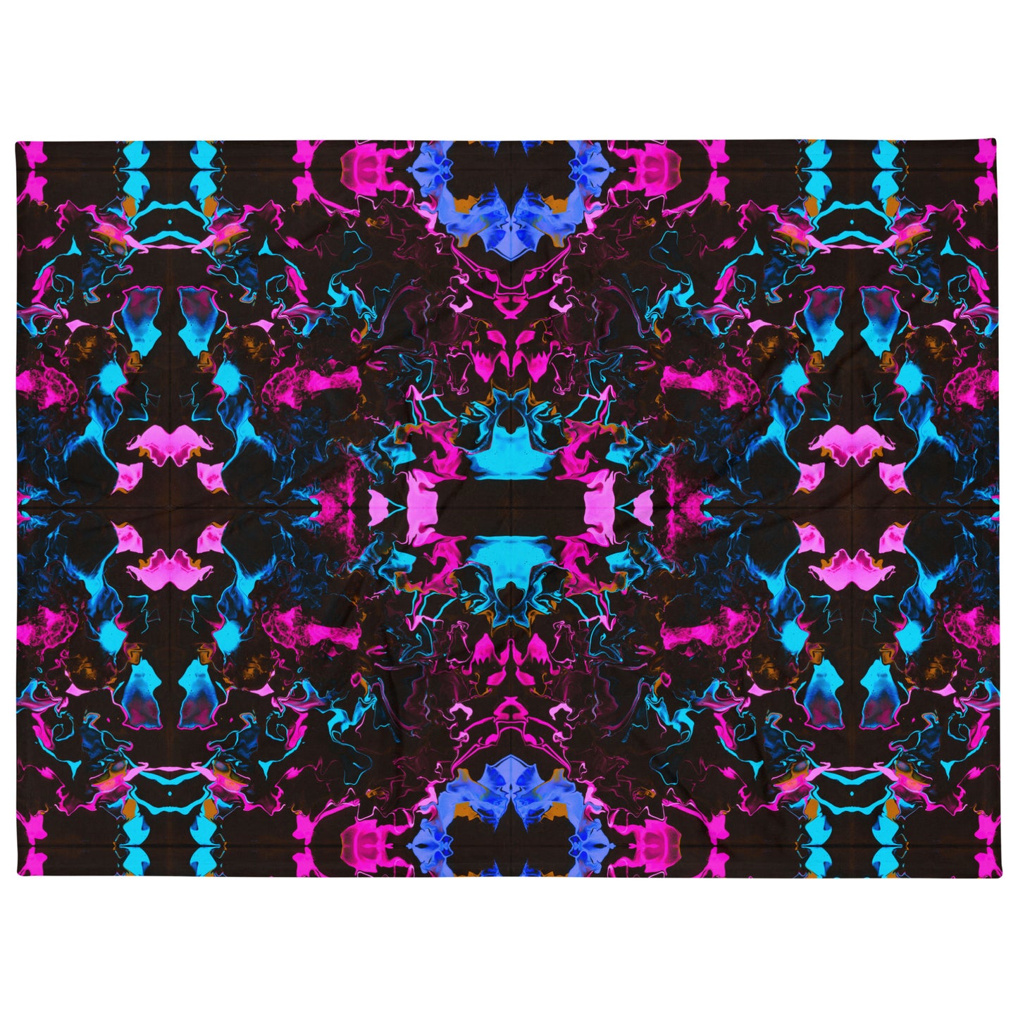 Neon Vapors 3 Throw Blanket