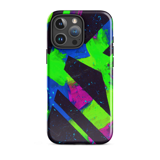 Neon Fracture 2 Tough Case for iPhone®