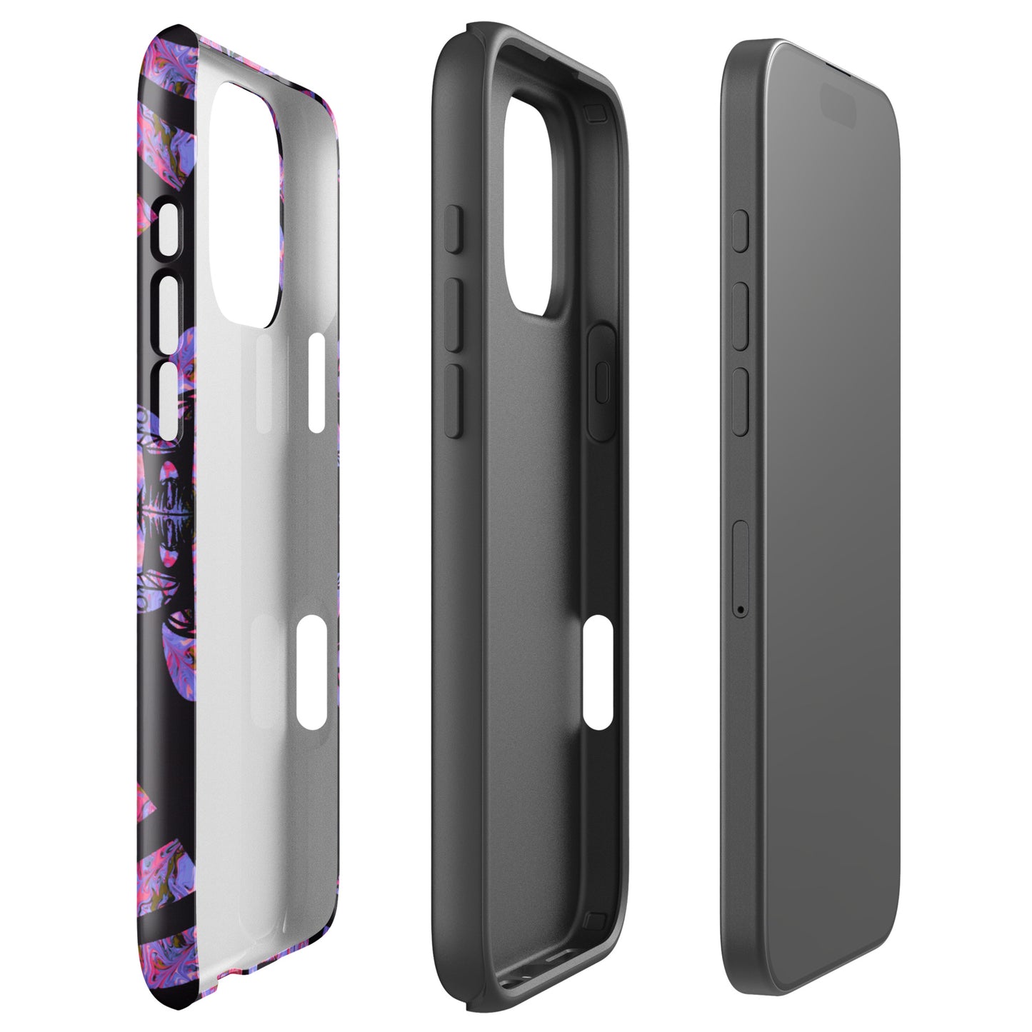Sunshine & Shrooms (Purple) Tough Case for iPhone®
