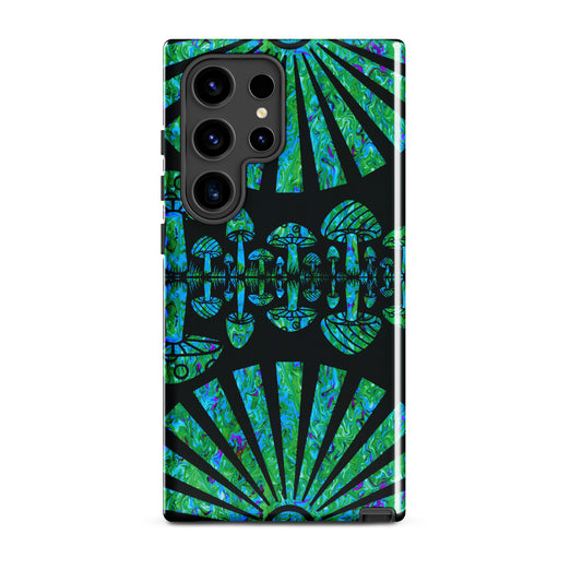 Sunshine & Shrooms (Green) Tough Case for Samsung®