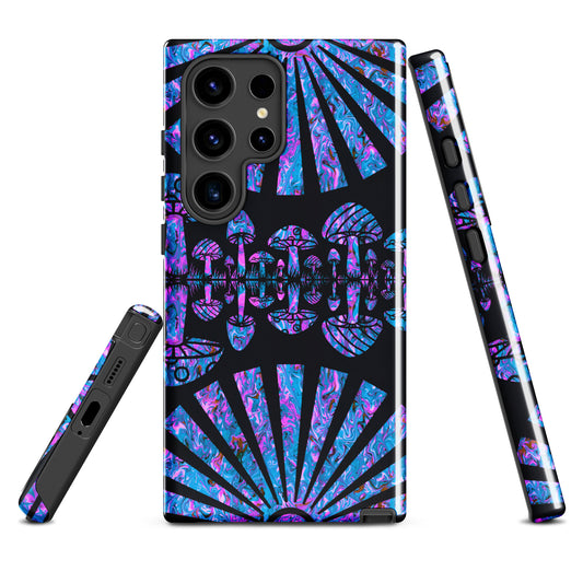 Sunshine & Shrooms (Blue) Tough Case for Samsung®
