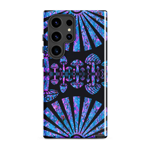 Sunshine & Shrooms (Blue) Tough Case for Samsung®